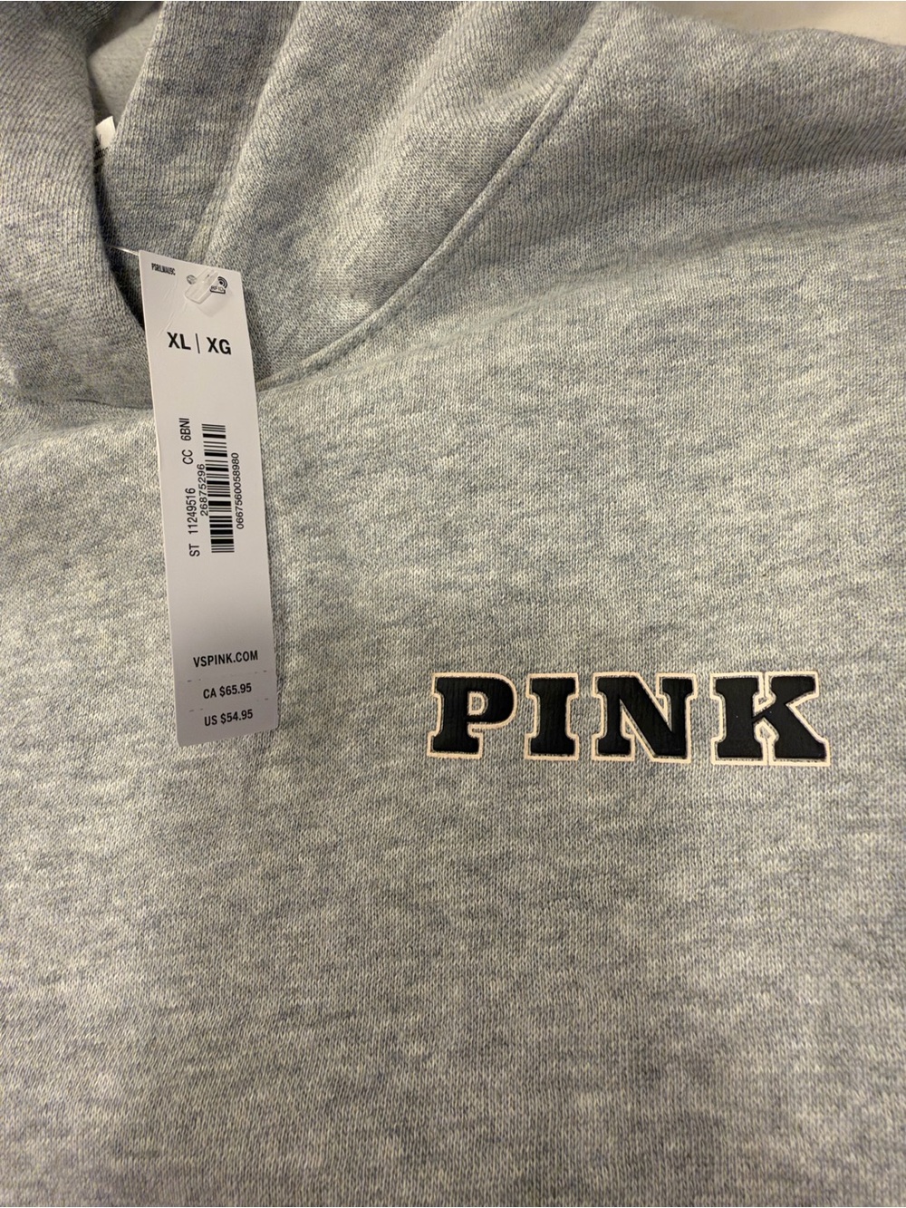 4 PINK XL Victoria's Secret Crewneck Sweatshirts & Hoodie brand new smoke free - Picture 4 of 8